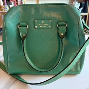 Kate Spade New York Wellesley Alessa leather dome satchel